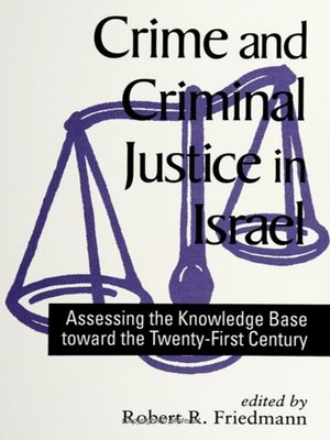 cover image of Crime and Criminal Justice in Israel